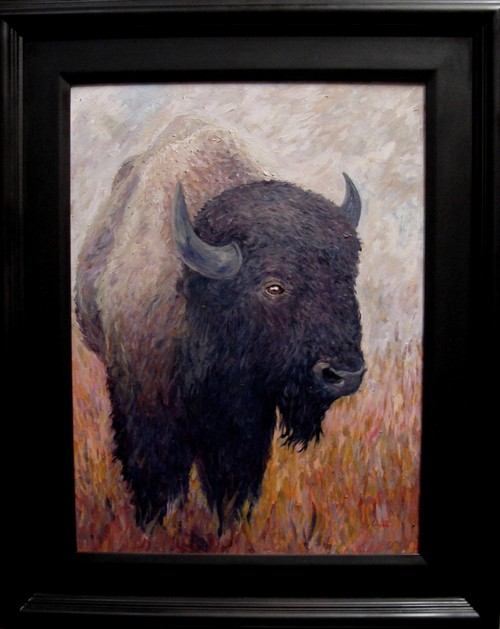 Click to view detail for Monarch of the Plains 24x18   $1200